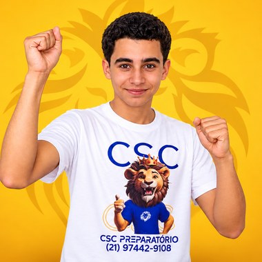 Pedro Araújo, aluno aprovado do CSC